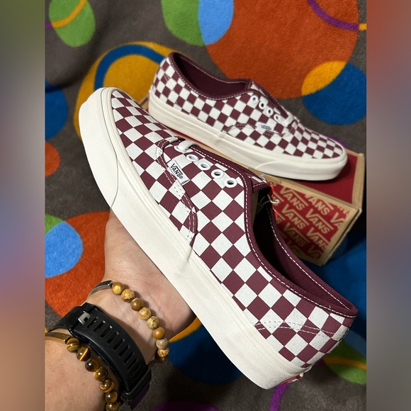 Vans Authentic Checkerboard Port Royal Shoes - Picture 5 of 7